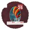 Dark Red Suede Mat Board for 8x11 Frames - Oval Opening for 6x9 Photos
